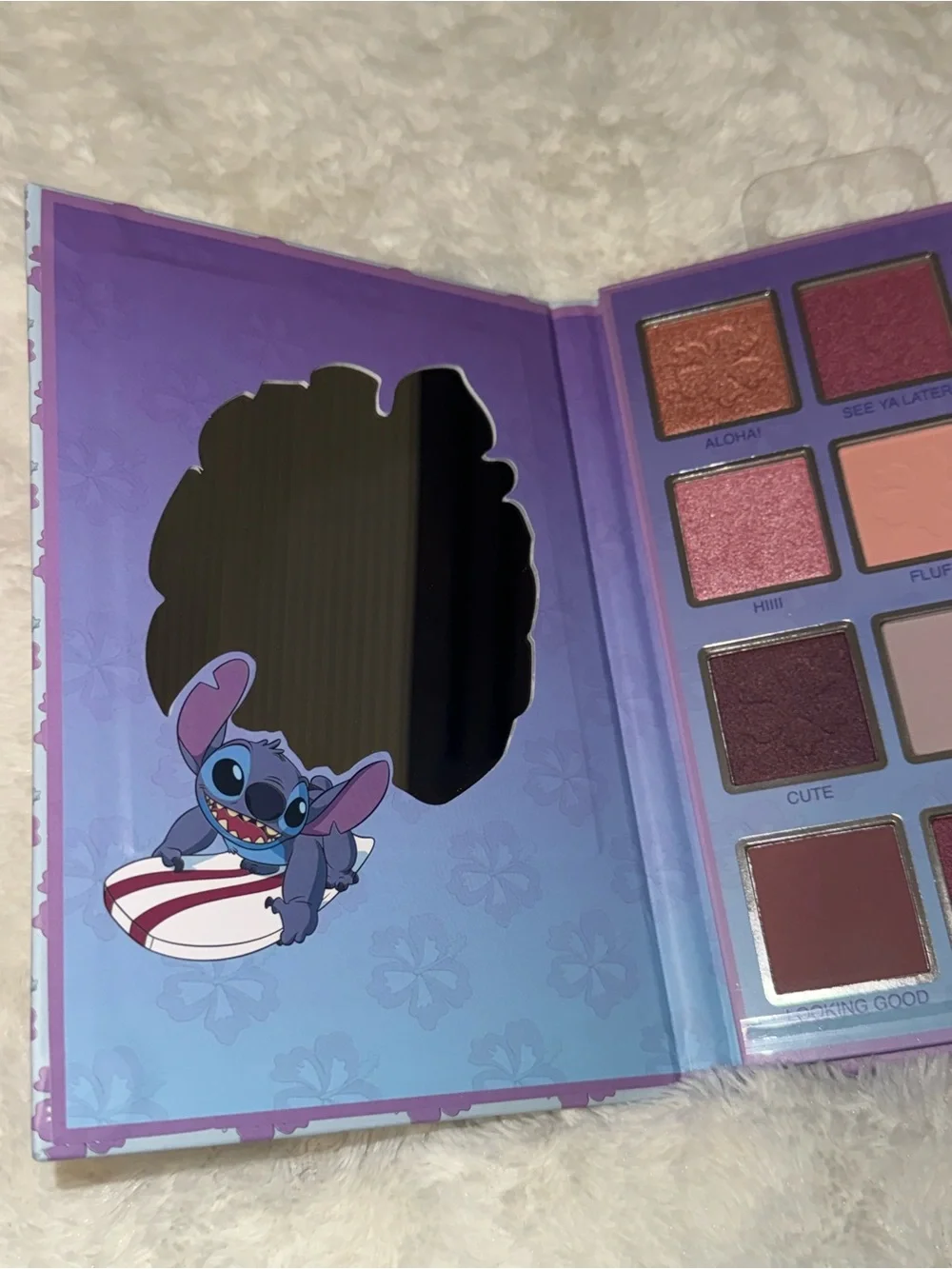 Disney Stitch Lavender & Purple Floral Eyeshadow Palette
